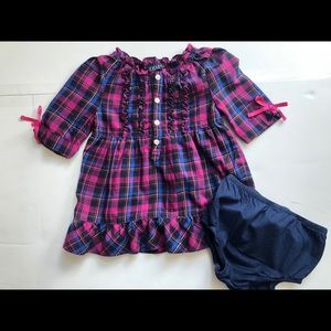 Baby Girl Chaps Dress with bloomers 24 months